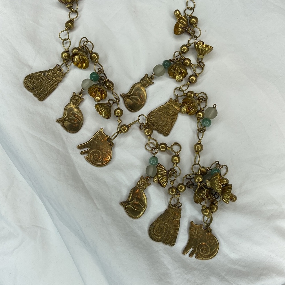 Cat‎ Necklace, Vintage Laurel Birch early work - Picture 9 of 9